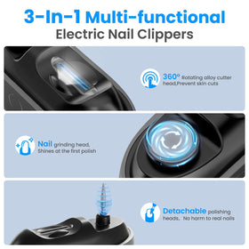 Hypoet coupe-ongles électrique avec bouton de démarrage