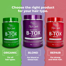 I Belli Capelli Traitement B-tox, détail de l'étiquette