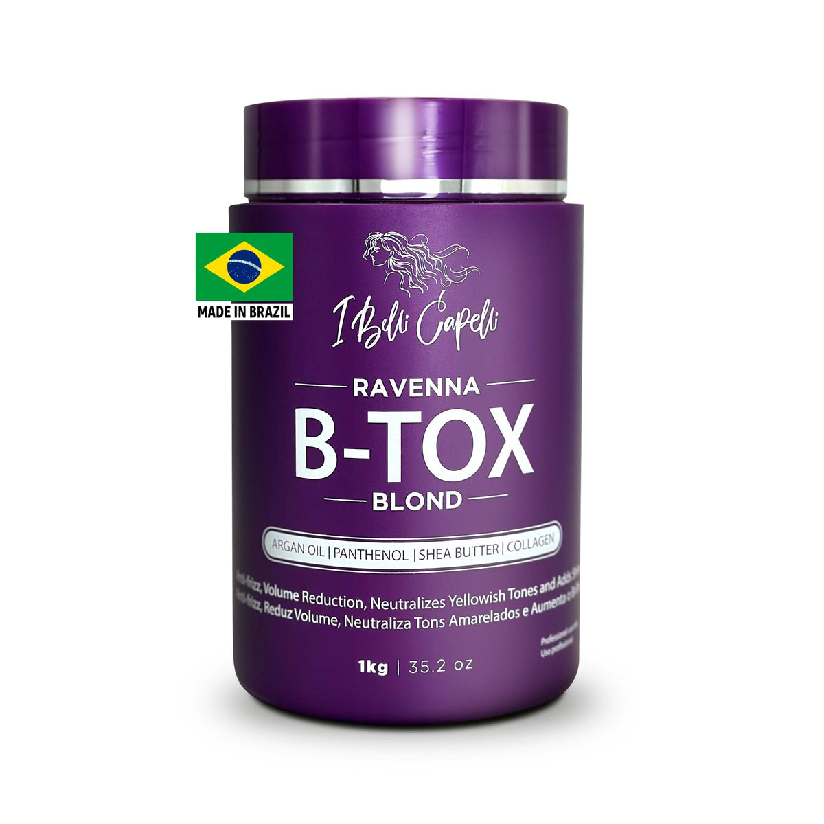 I Belli Capelli Traitement B-tox pour cheveux blonds, vue avant