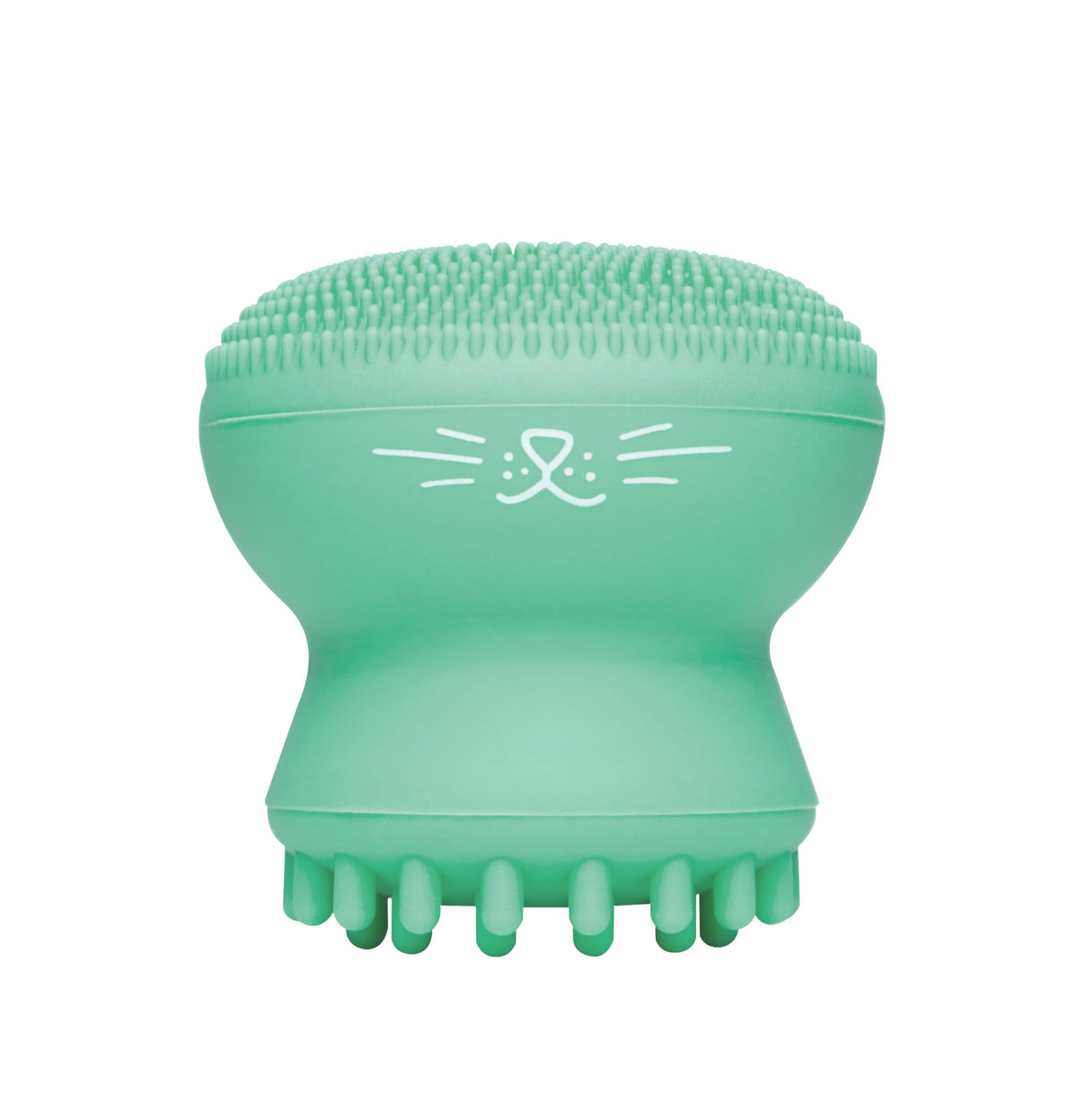 I DEW CARE Pawfect Face Scrubber en silicone vue de face avec design de chat