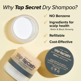 I DEW CARE Tap Secret Trio Poudre de Shampoing Sec en application