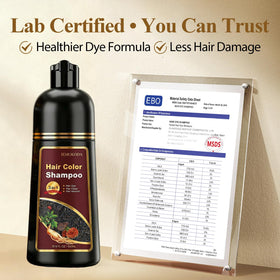 iemokoda Shampooing Colorant 3 en 1, application facile sur cheveux