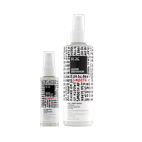 IGK Good Behavior Spray 7 Oz avant et 2 Oz arrière