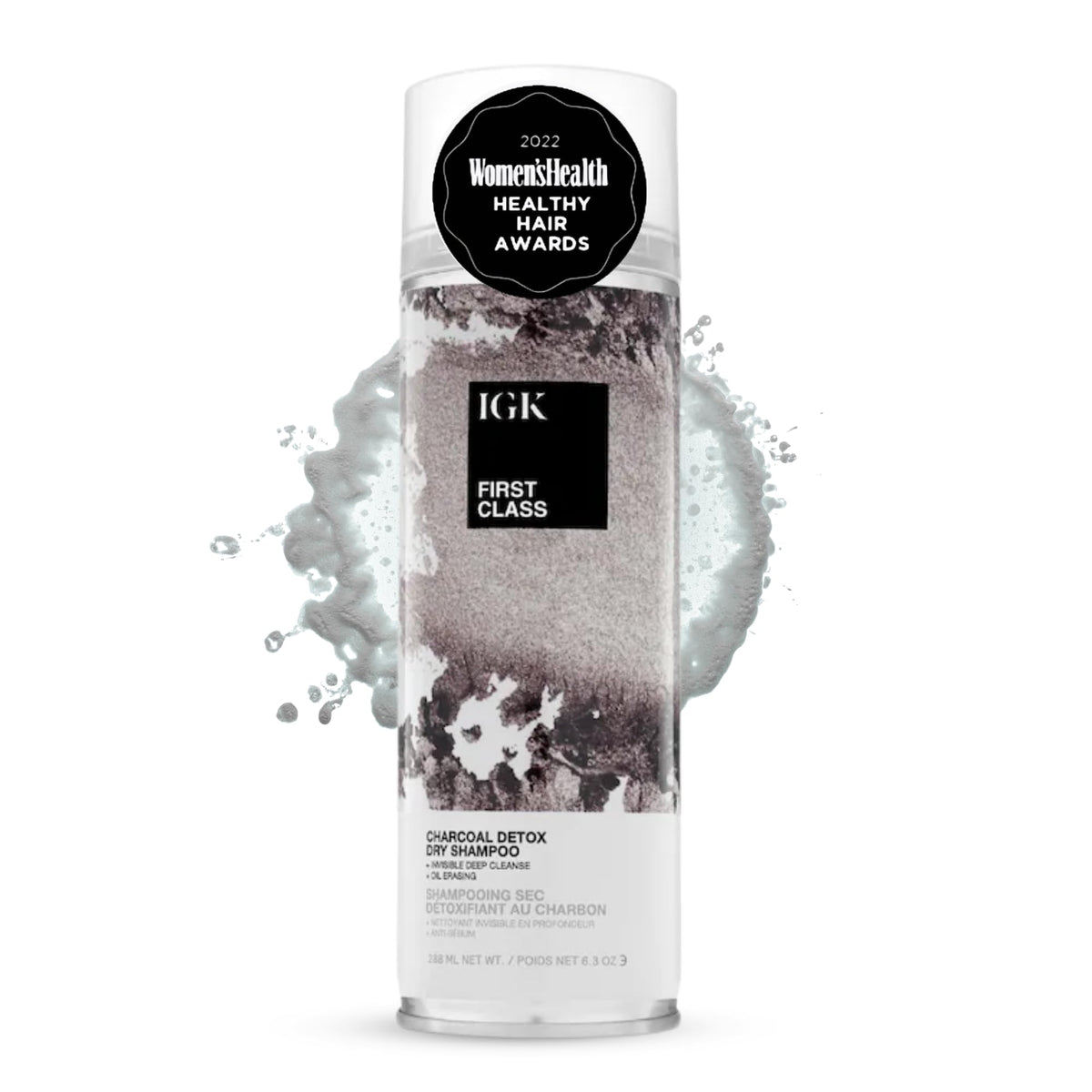 IGK Shampoo Sec Charbon Detox 6,3 Oz vue de face