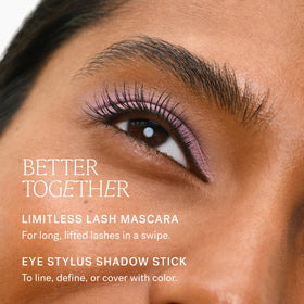 ILIA Eye Stylus Shadow Stick Venetian in use during makeup application