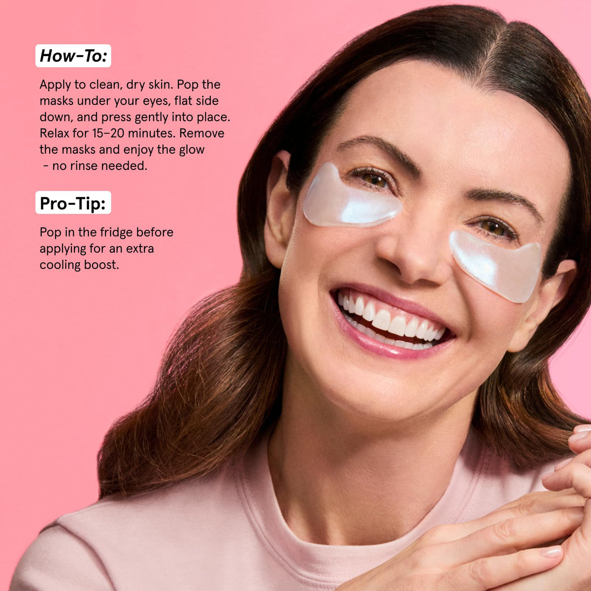 Illustration des effets des patchs contour des yeux grace & stella
