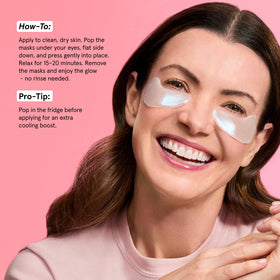 Illustration des effets des patchs contour des yeux grace & stella