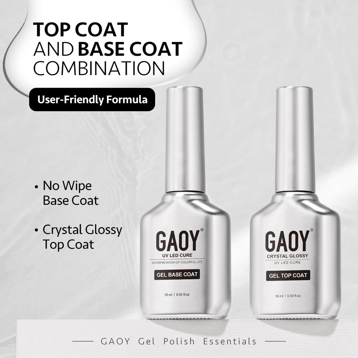 Illustration des flacons GAOY avec leur volume de 16ml