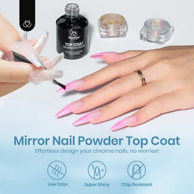 Illustration du processus d'application du top coat beetles