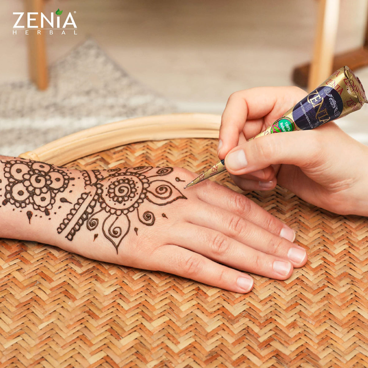 Image de la pâte à tatouage Zenia après application