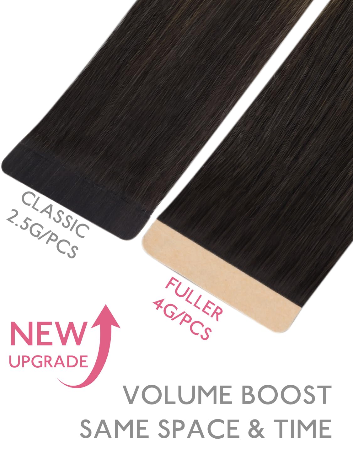 Image des extensions de cheveux Wennalife en paquet