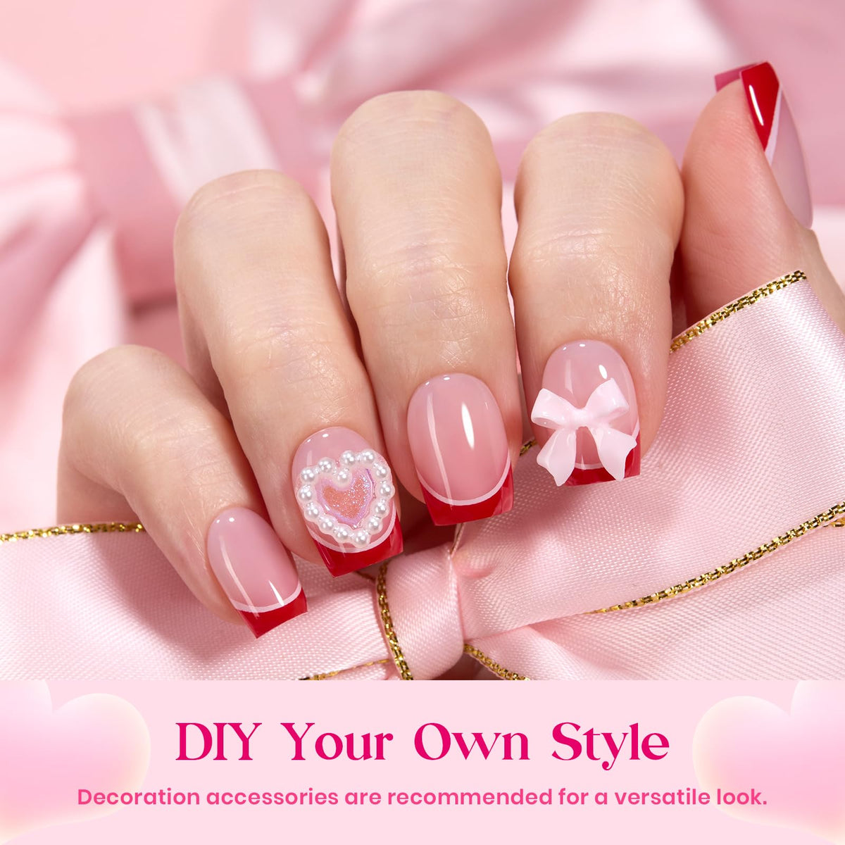 Image des faux ongles Beetles avec accessoires de nail art
