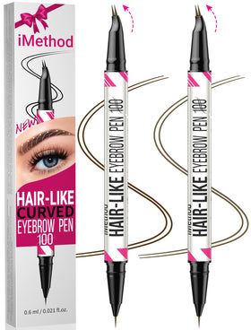 iMethod Crayon à Sourcils Courbé - Embout courbé et pinceau précis