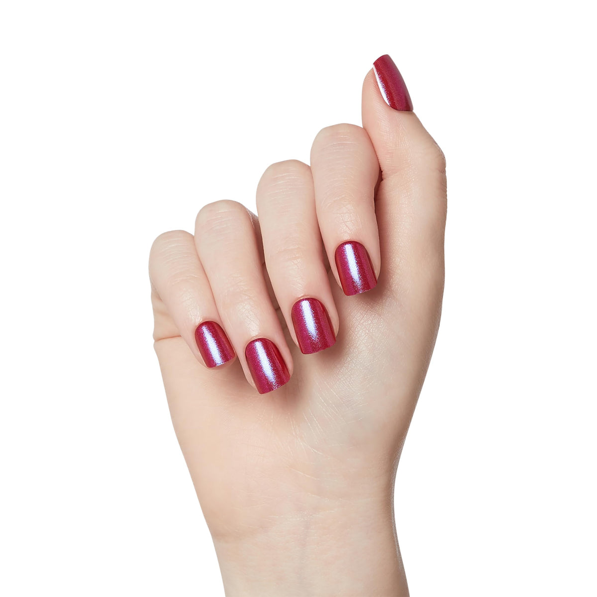imPRESS Faux Ongles Press-On 'This City' Rouge à côté de la lime