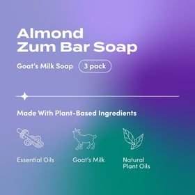 Indigo Wild Savon au Lait de Chèvre Amande 85g avec emballage