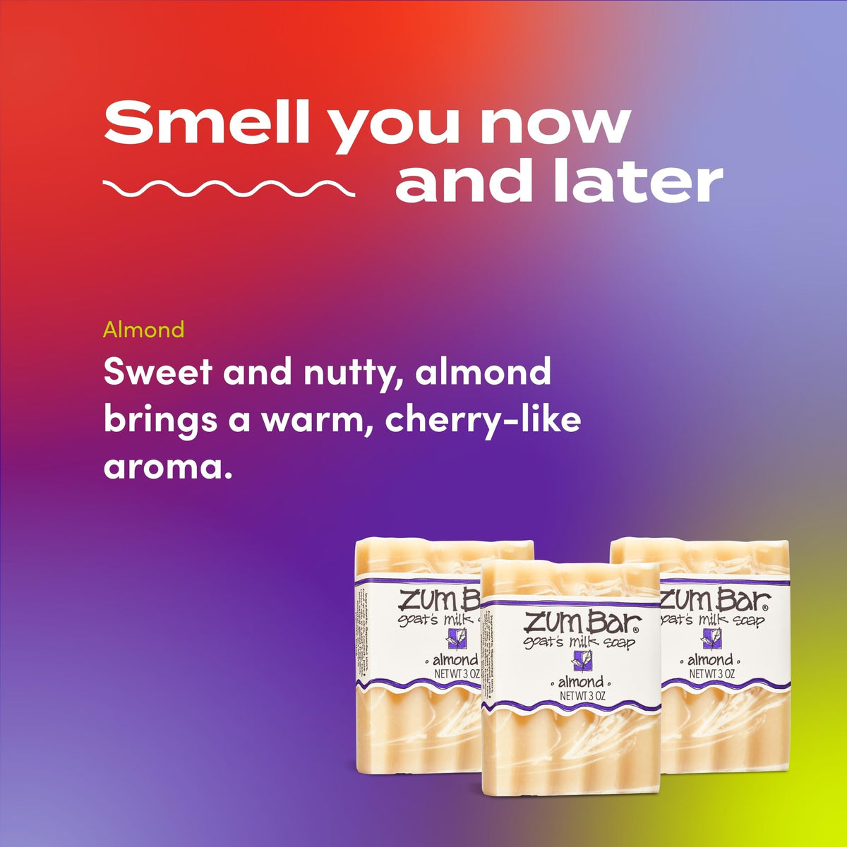 Indigo Wild Savon au Lait de Chèvre Amande 85g côté
