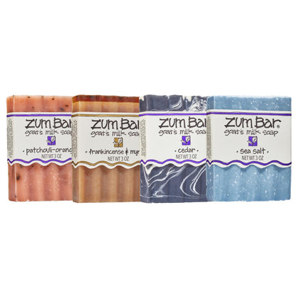 Indigo Wild savon au lait de chèvre barres en pack de 4