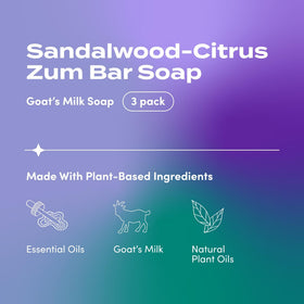 Indigo Wild Savon de Lait de Chèvre texture et emballage