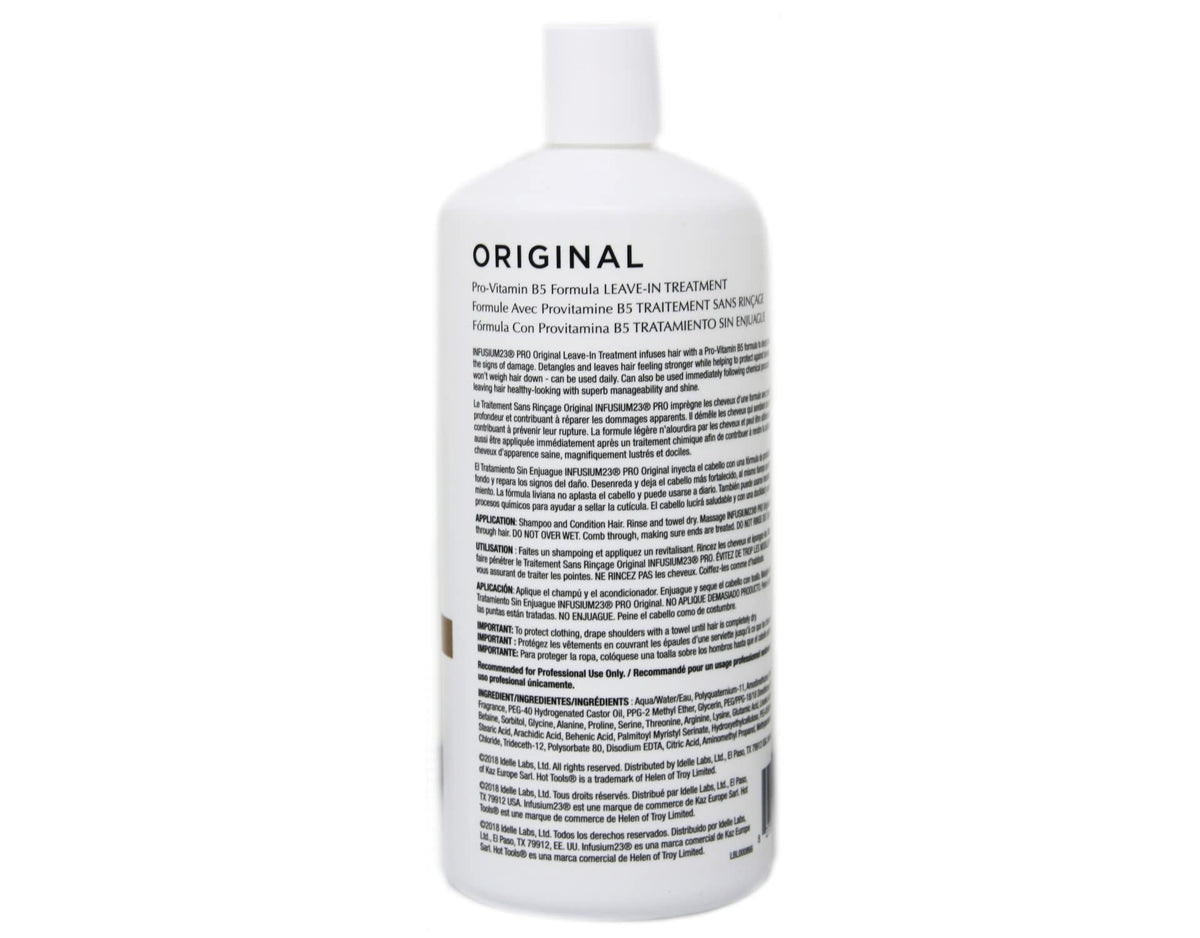 Infusium traitement capillaire Pro-Vitamine B5 1000 ml côté