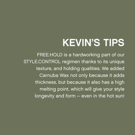 Ingredient de la pâte coiffante KEVIN.MURPHY FREE.HOLD