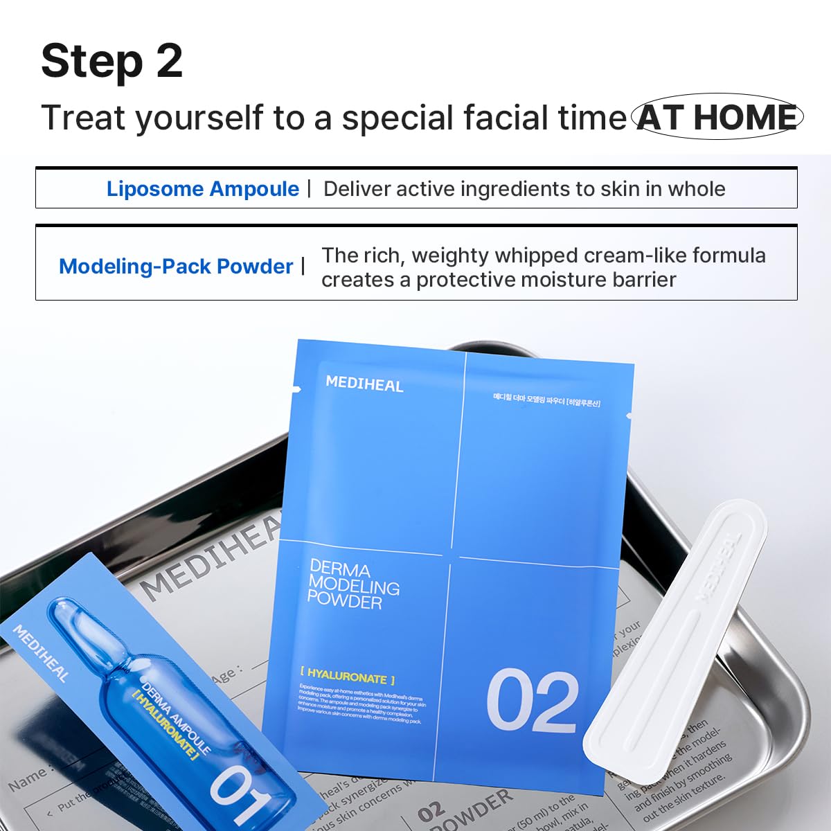 Ingrédients actifs du Pack de Modélisation MEDIHEAL