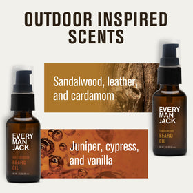 Ingrédients de l'huile hydratante pour barbe Every Man Jack