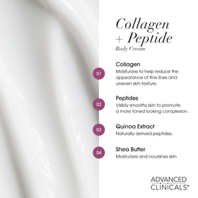 Ingrédients de la crème Advanced Clinicals: beurre de karité et thé vert