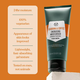 Ingrédients de la crème Guarana et Café The Body Shop