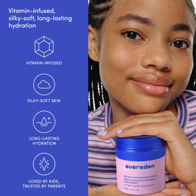 Ingrédients de la crème visage Evereden pour enfants