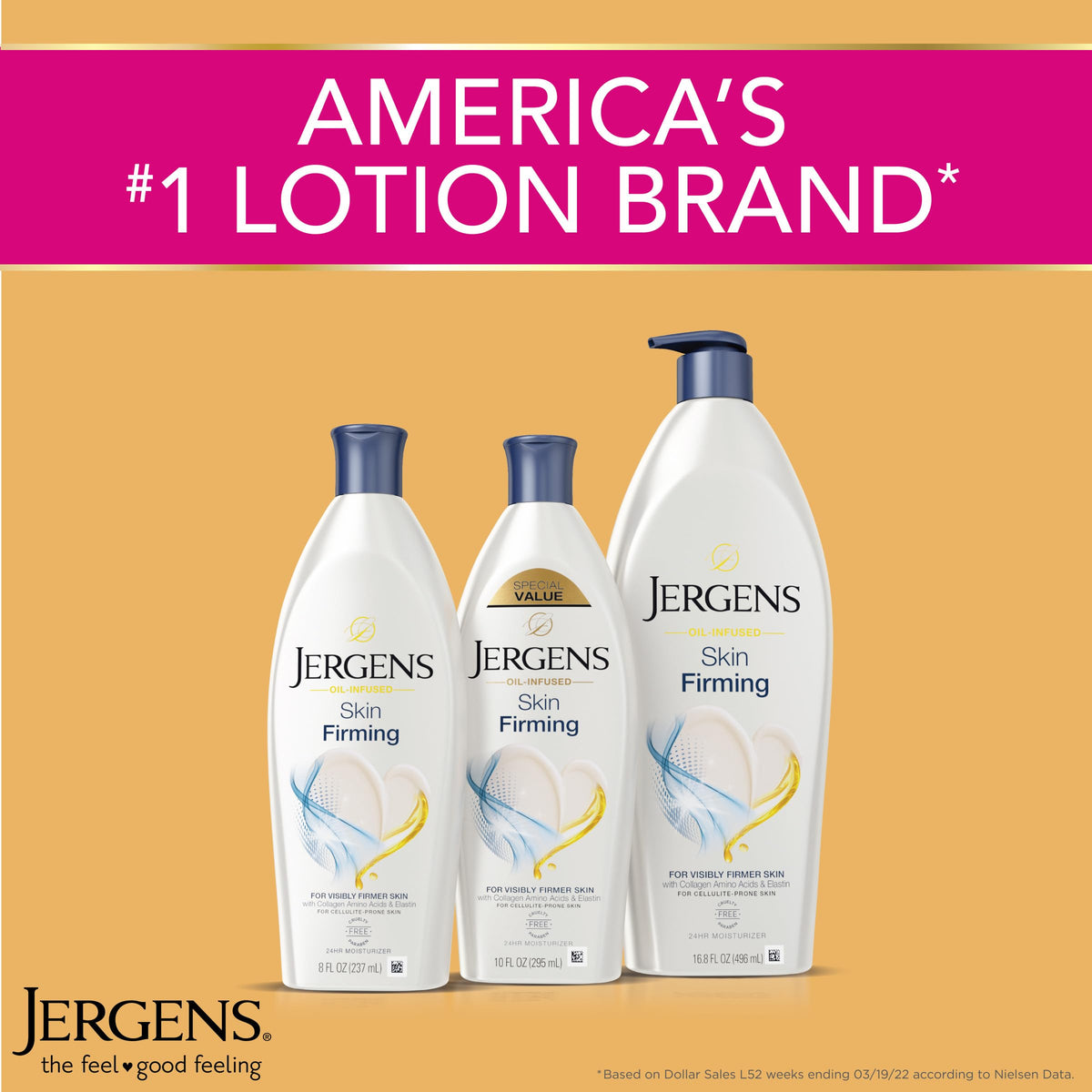 Ingrédients de la lotion Jergens