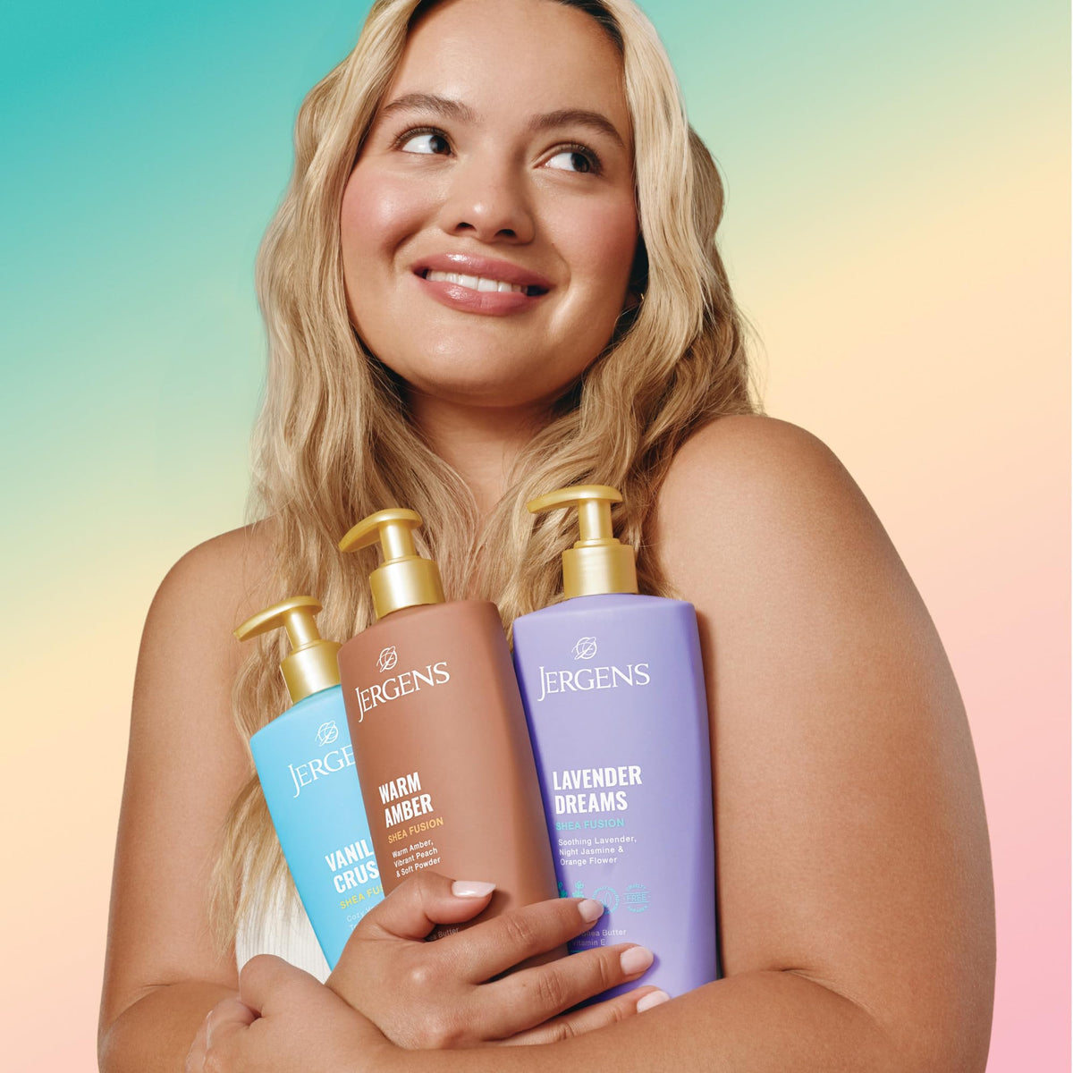 Ingrédients de la lotion Jergens Lavender Dreams