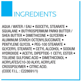 Ingrédients de La Roche-Posay Toleriane Ultra