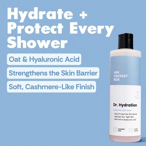 Ingrédients du Gel Douche Hydratant Her Fantasy Box sur l'emballage