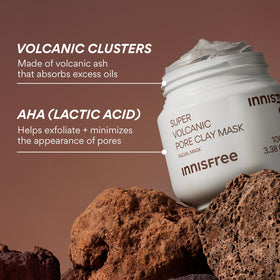 Ingrédients du masque d'argile Super Volcanique