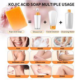 Ingrédients du savon à l'acide kojique ceedoo, mise en avant