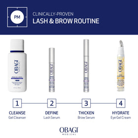 Ingrédients du sérum de renforcement des cils Obagi Medical