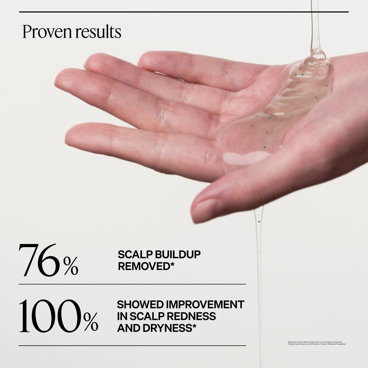 Ingrédients du shampooing Dr. Groot sur l'étiquette