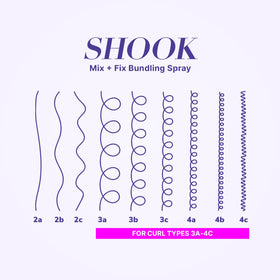 Ingrédients du spray COLOR WOW Curl Wow Shook sur l'étiquette