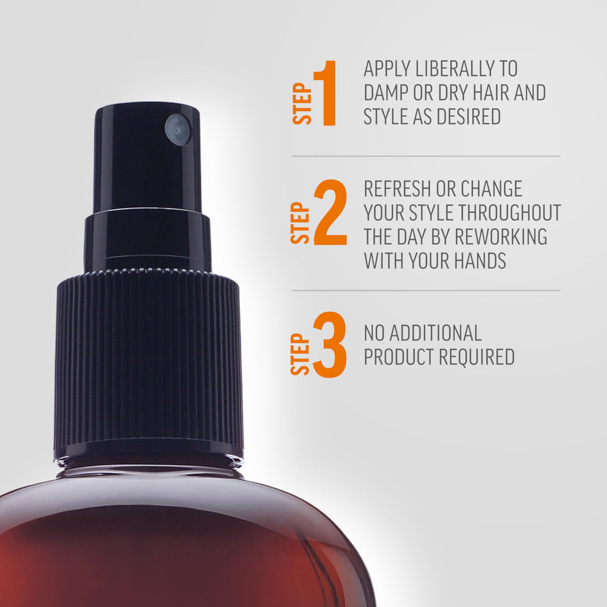Ingrédients du Spray Gel AMERICAN CREW, Sauge et Ginseng