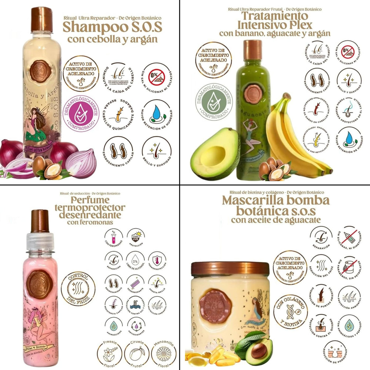 Ingrédients Naturals des Produits de Kératine Bio