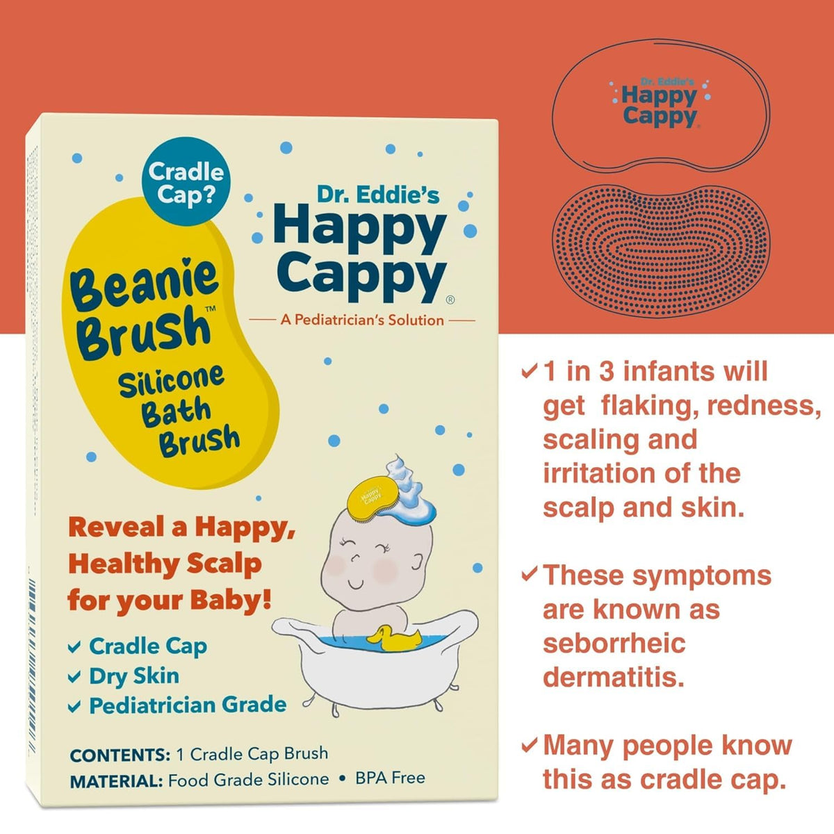 Ingrédients naturels dans le shampooing Happy Cappy