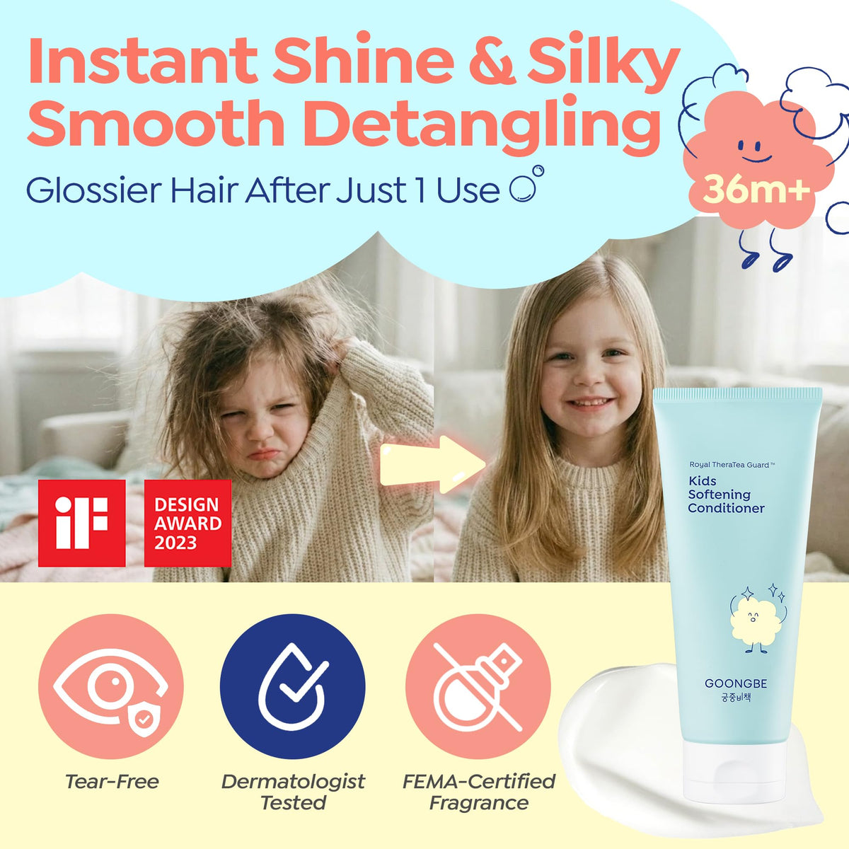 Ingrédients naturels de GOONGBE shampooing