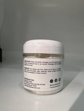 Ingrédients naturels de la crème au magnésium Mama Bear Oasis