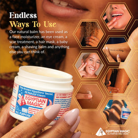 Ingrédients naturels de la crème Egyptian Magic