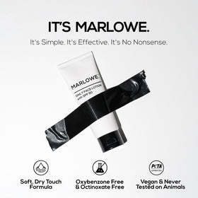 Ingrédients naturels de la crème hydratante visage MARLOWE.