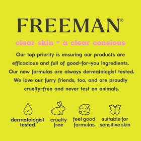 Ingrédients naturels des masques Freeman Love to Mask