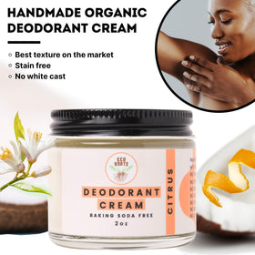 Ingrédients naturels du déodorant ECO ROOTS, beurre de karité et huile de coco