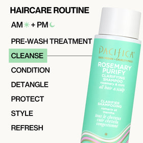 Ingrédients naturels du set Pacifica Rosemary Purify