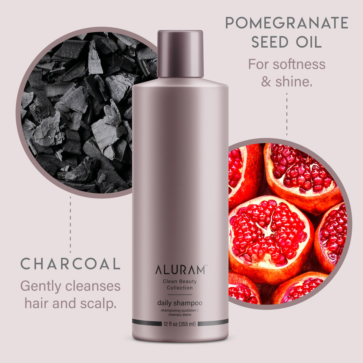 Ingrédients naturels du shampooing ALURAM