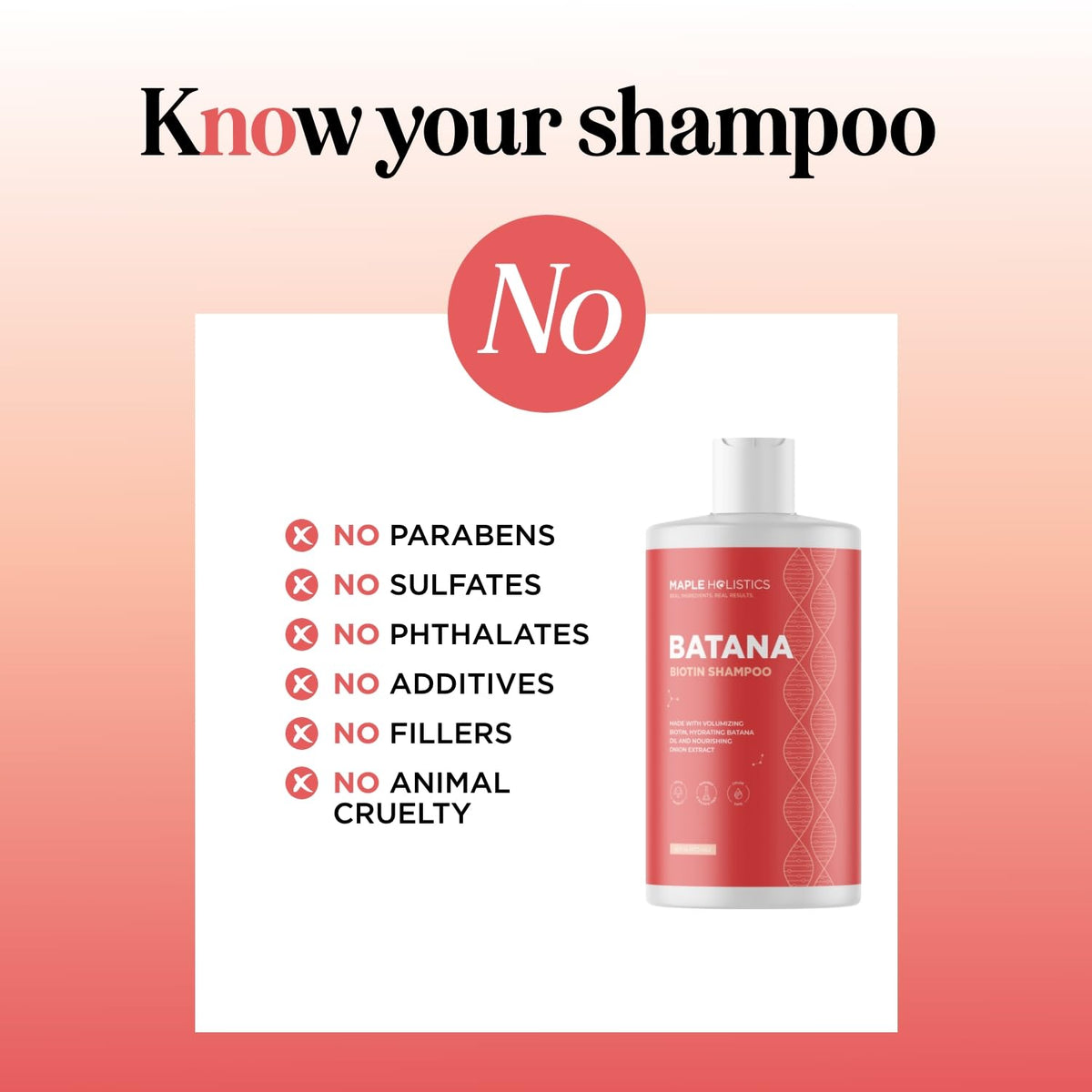 Ingrédients naturels du Shampooing Biotine & Huile de Batana